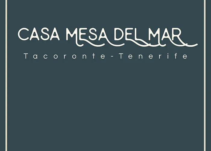 Casa Mesa Del Mar Tenerife Prázdninový dům